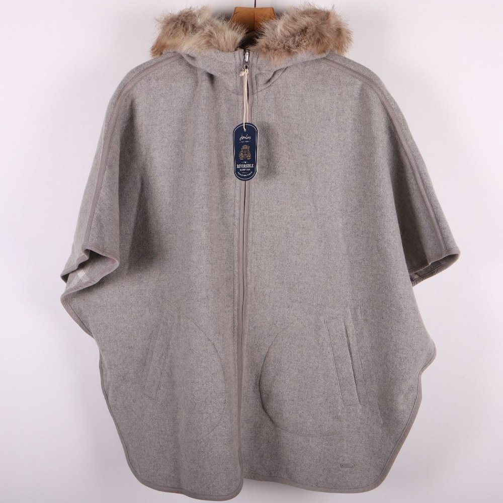 JOULES The Reversible Blanket Cape NWT